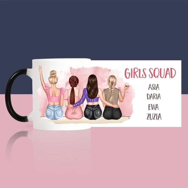 Kreator Postaci: Girls Squad - Kubek z Nadrukiem