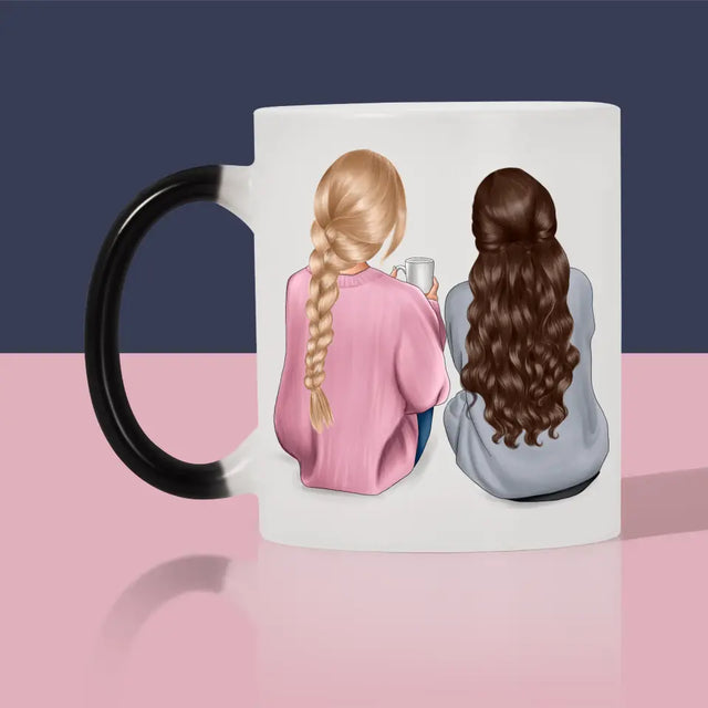 Kreator Postaci: Przyjaciółki - Kubek z Nadrukiem