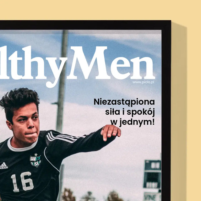 Okładka Magazynu: Healthymen - Wydruk Obramowany