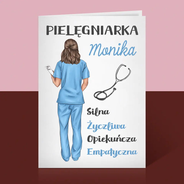 Kreator Postaci:  Cechy Pielęgniarki - Kartka Z Życzeniami