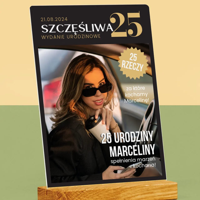 Okładka Magazynu: Szczęśliwa 25 - Wydruk Na Szkle Akrylowym