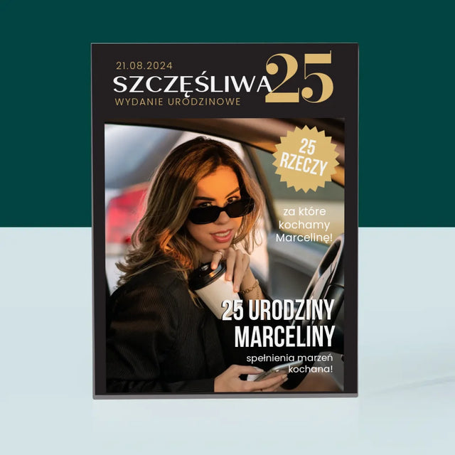 Okładka Magazynu: Szczęśliwa 25 - Blok Akrylowy