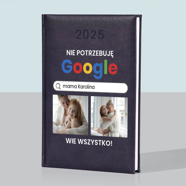 Fotokolaż: Nie Potrzebuję Google - Kalendarz Książkowy