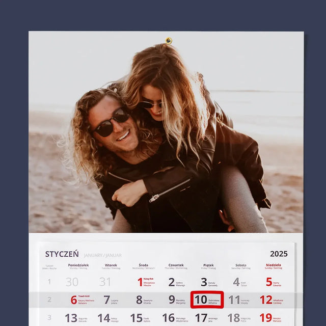 Zdjęcie: Twoje Zdjęcie - Personalizowany Kalendarz Jednodzielny