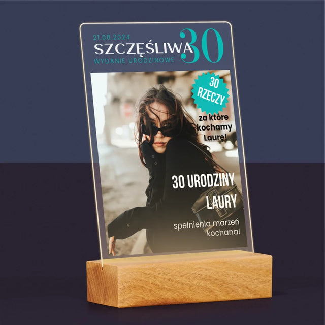 Okładka Magazynu: Szczęśliwa 30 - Wydruk Na Szkle Akrylowym