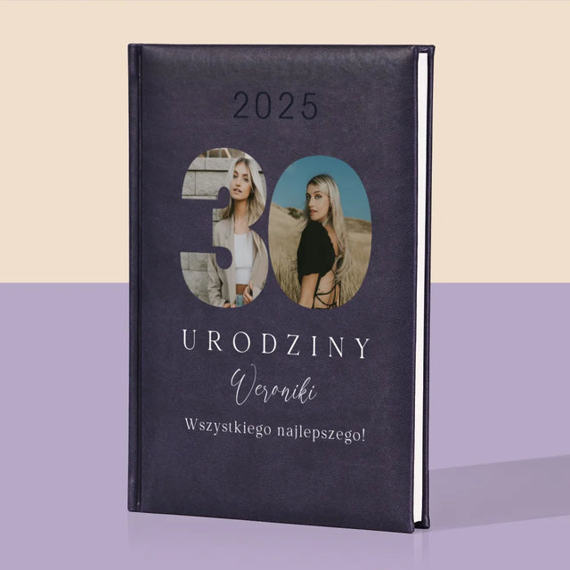 Słowo Ze Zdjęć: 30 Urodziny Podpis - Kalendarz Książkowy