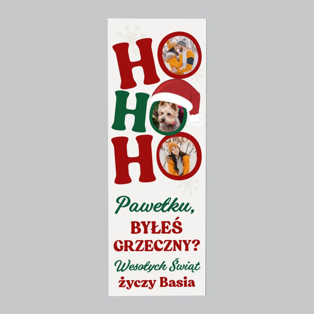 Fotokolaż: Ho Ho Ho - Magnes Na Lodówkę