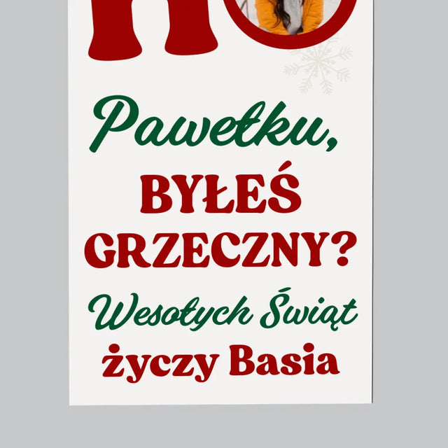 Fotokolaż: Ho Ho Ho - Magnes Na Lodówkę