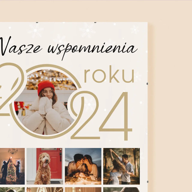 Fotokolaż: Nasze Wspomnienia Z Roku - Personalizowany Plakat