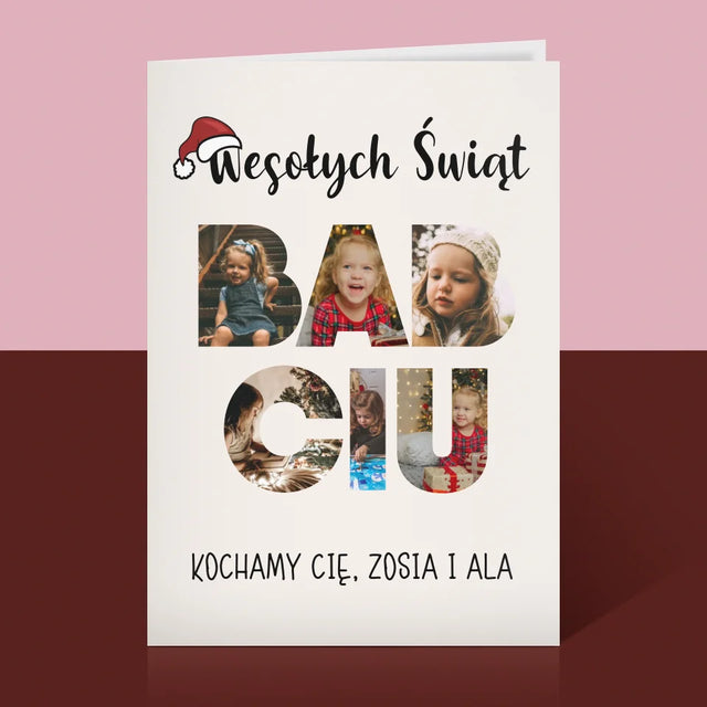 Słowo Ze Zdjęć: Wesołych Świąt Babciu - Kartka Z Życzeniami