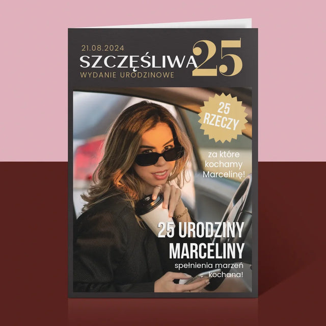 Okładka Magazynu: Szczęśliwa 25 - Kartka z Życzeniami