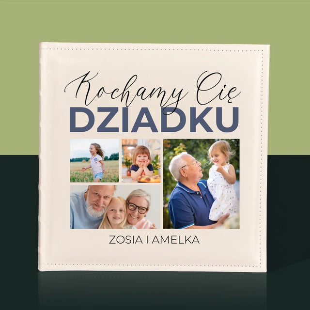 Fotokolaż: Kochamy Cię Dziadku - Album Na Zdjęcia