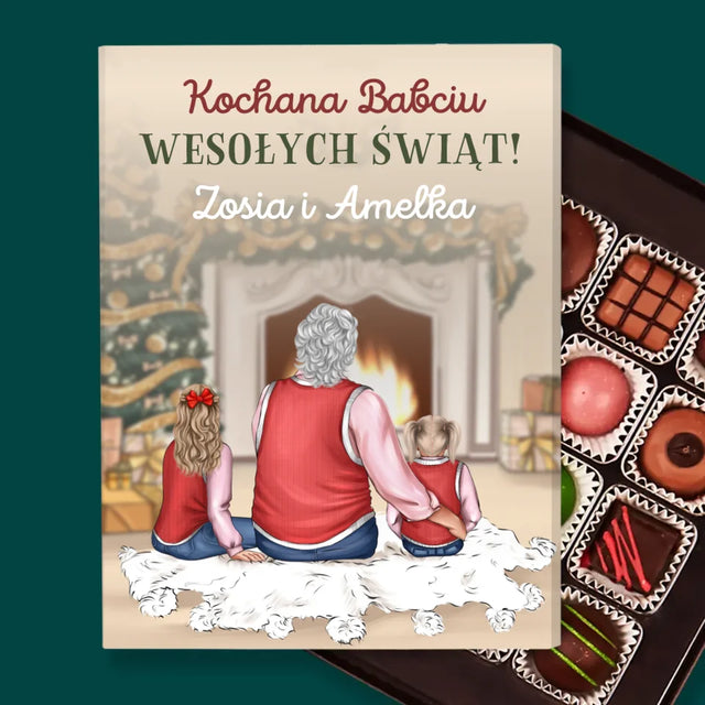 Kreator Postaci: Babciu Wesołych Świąt - Praliny