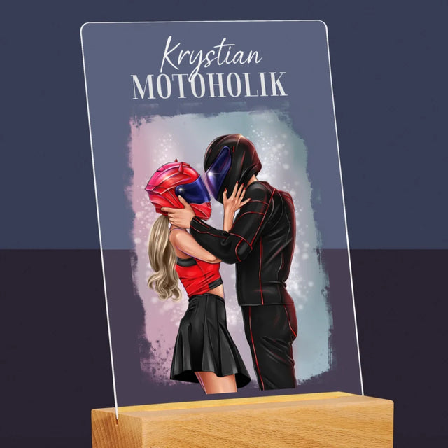 Kreator Postaci: Motoholik - Wydruk Na Szkle Akrylowym
