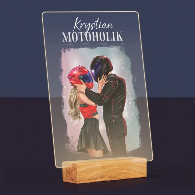 Kreator Postaci: Motoholik - Wydruk Na Szkle Akrylowym