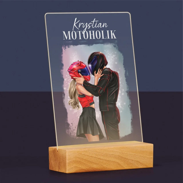 Kreator Postaci: Motoholik - Wydruk Na Szkle Akrylowym