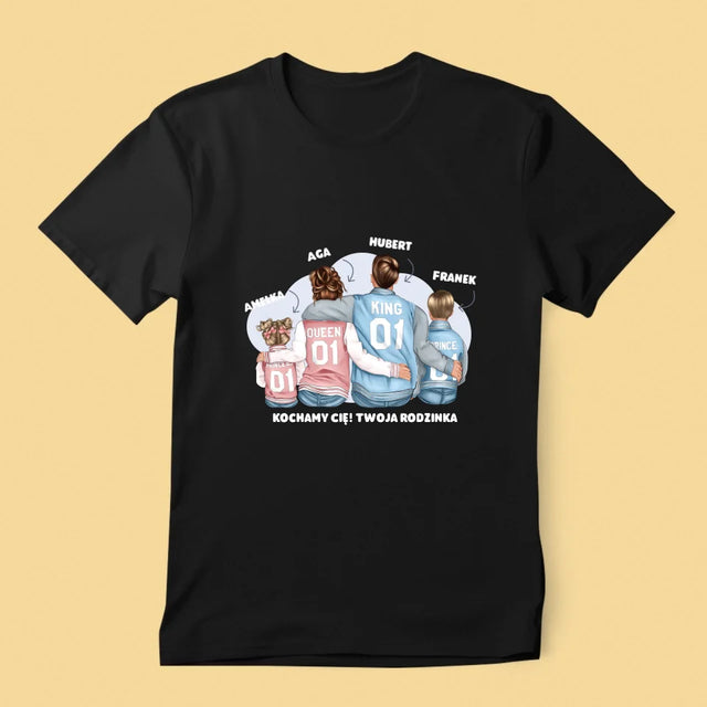 Kreator Postaci: Rodzina W Bluzach - Koszulka Męska