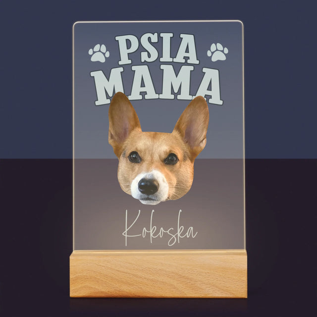 Twoja Postać: Psia Mama - Wydruk Na Szkle Akrylowym