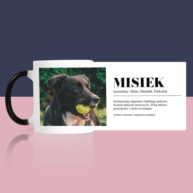 Zdjęcie i Podpis: Pupil Definicja - Kubek z Nadrukiem