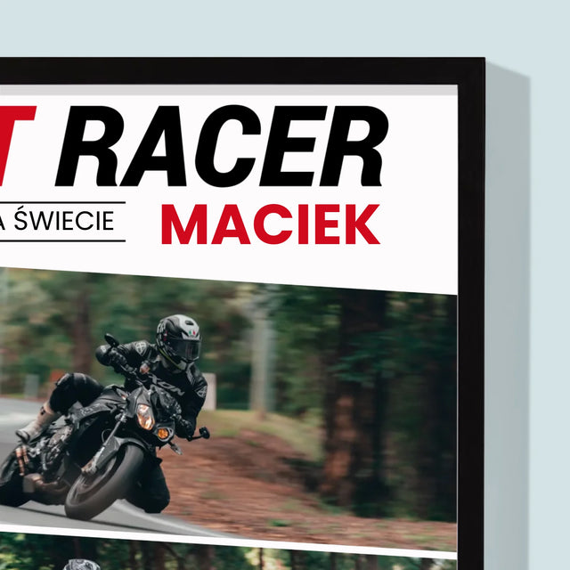 Okładka Magazynu: Best Racer - Wydruk Obramowany