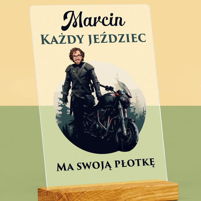 Twoja Postać: Każdy Jeździec - Wydruk Na Szkle Akrylowym