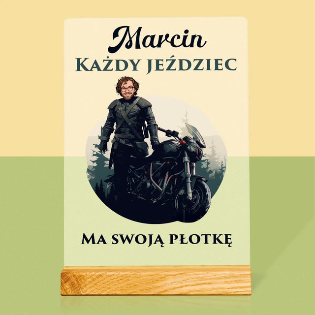 Twoja Postać: Każdy Jeździec - Wydruk Na Szkle Akrylowym