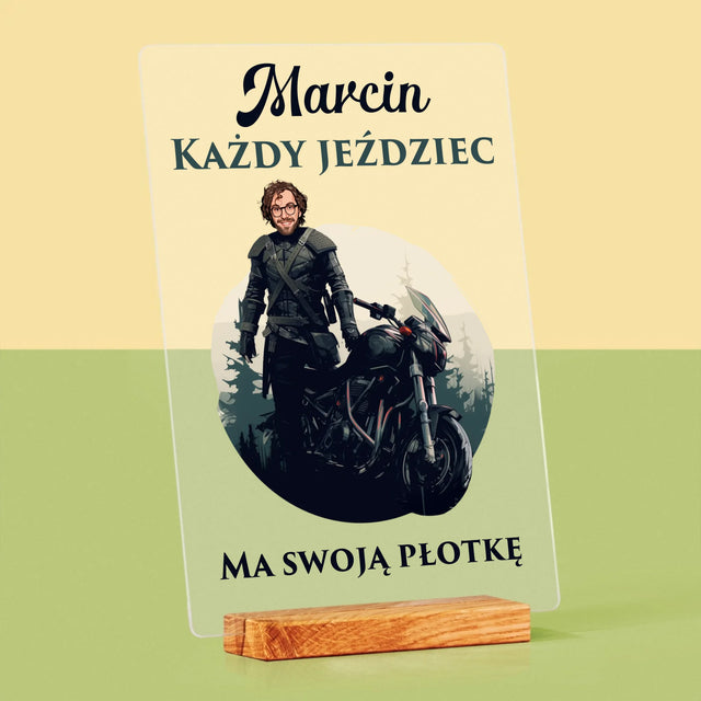 Twoja Postać: Każdy Jeździec - Wydruk Na Szkle Akrylowym