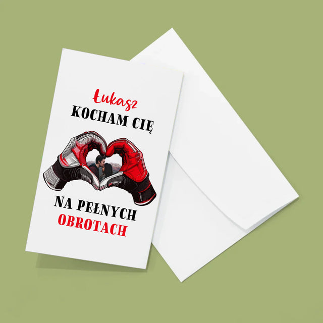 Zdjęcie I Podpis: Kocham Cię Na Pełnych Obrotach - Duża Harmonijka Ze Zdjęć