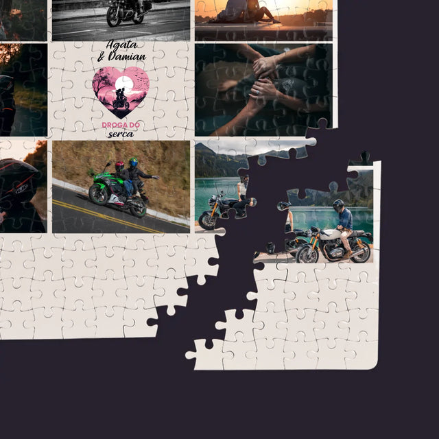 Fotokolaż: Droga Do Serca - Personalizowane Puzzle