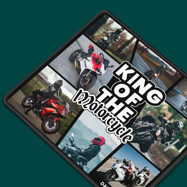 Fotokolaż: King Of The Motorcycle - Podkładka Pod Myszkę