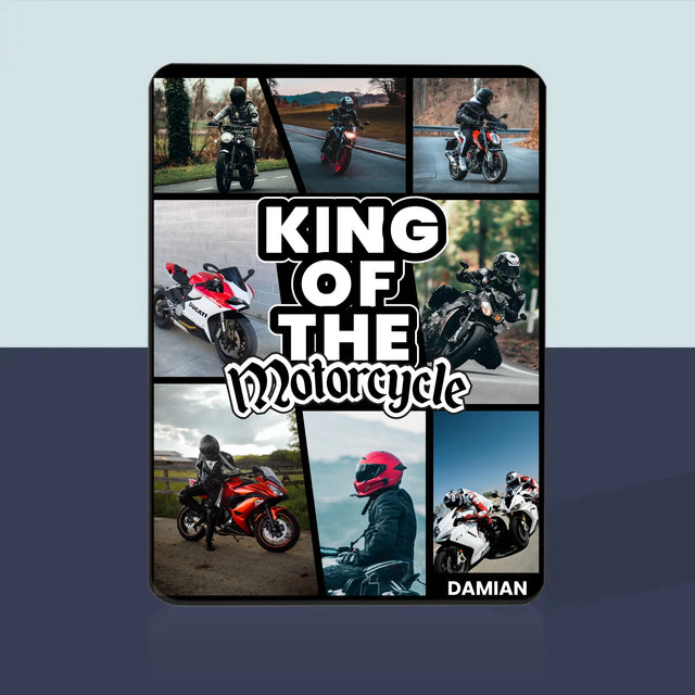 Fotokolaż: King Of The Motorcycle - Karty Do Gry