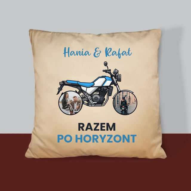 Fotokolaż: Razem Po Horyzont - Poduszka z Nadrukiem