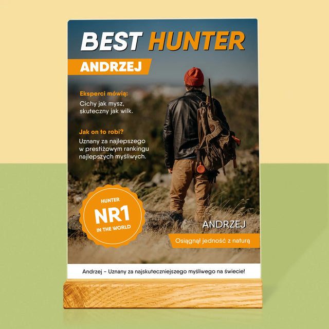 Okładka Magazynu: Best Hunter - Wydruk Na Szkle Akrylowym