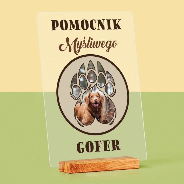 Kształt Ze Zdjęć: Pomocnik Myśliwego - Wydruk Na Szkle Akrylowym