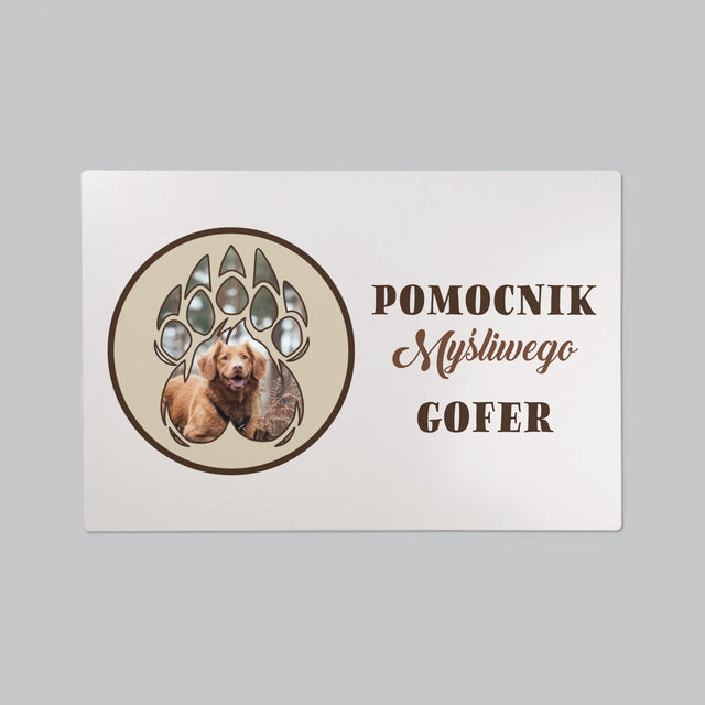 Kształt Ze Zdjęć: Pomocnik Myśliwego - Podkładka Na Biurko