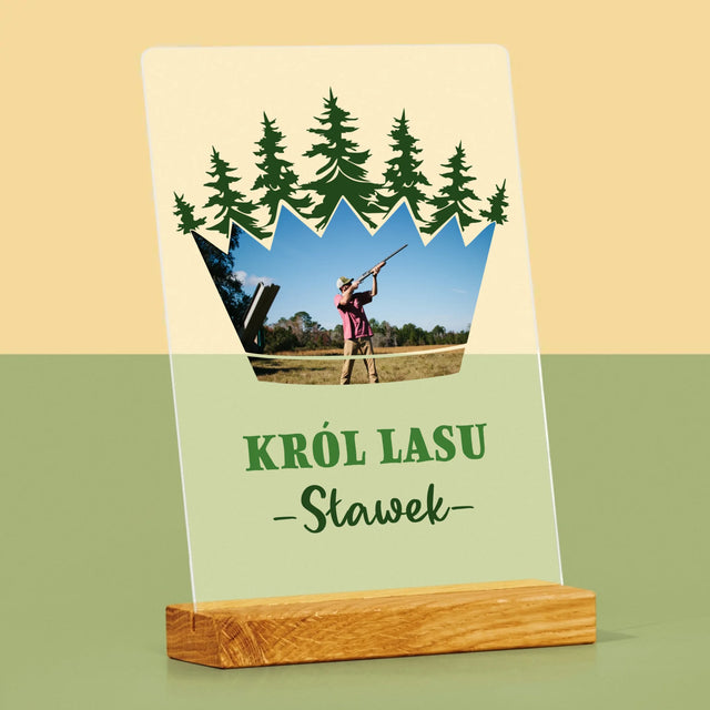 Kształt Ze Zdjęć: Król Lasu - Wydruk Na Szkle Akrylowym