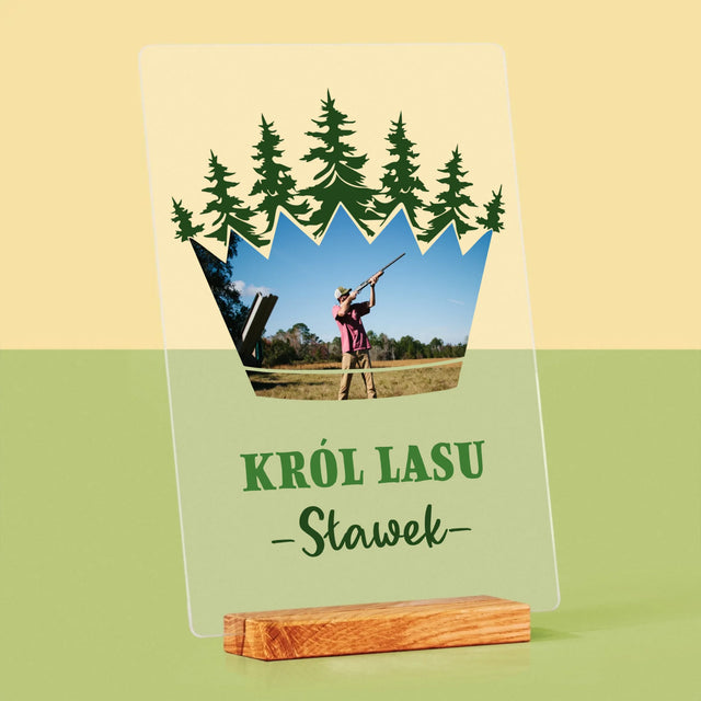Kształt Ze Zdjęć: Król Lasu - Wydruk Na Szkle Akrylowym