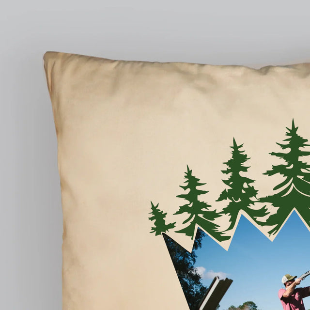 Kształt Ze Zdjęć: Król Lasu - Poduszka z Nadrukiem