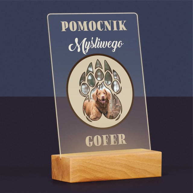 Kształt Ze Zdjęć: Pomocnik Myśliwego - Wydruk Na Szkle Akrylowym