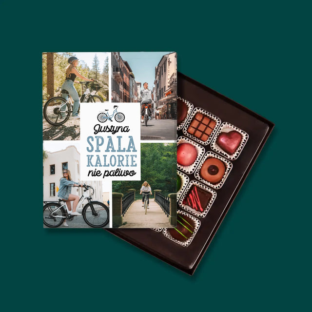 Fotokolaż: Spala Kalorie, Nie Paliwo - Personalizowane Praliny