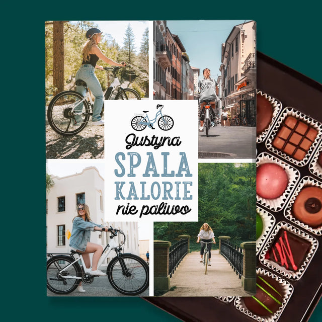 Fotokolaż: Spala Kalorie, Nie Paliwo - Personalizowane Praliny