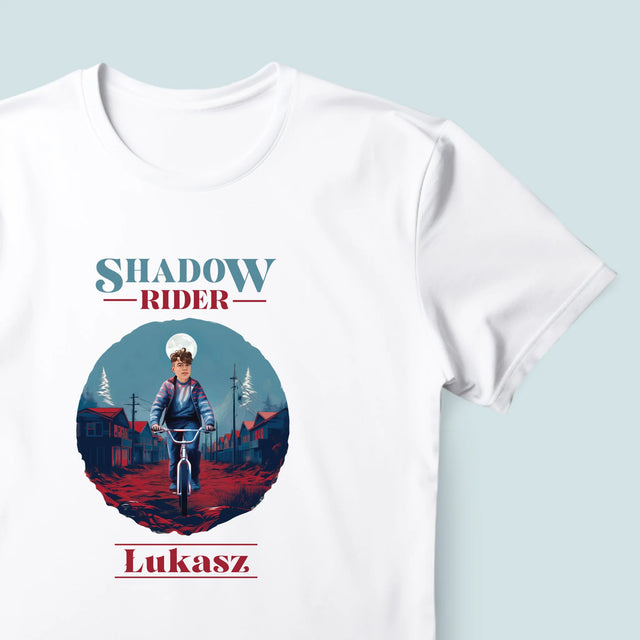 Twoja Postać: Shadow Rider - Koszulka Męska z Nadrukiem