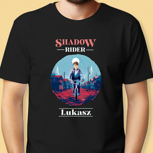 Twoja Postać: Shadow Rider - Koszulka Męska z Nadrukiem