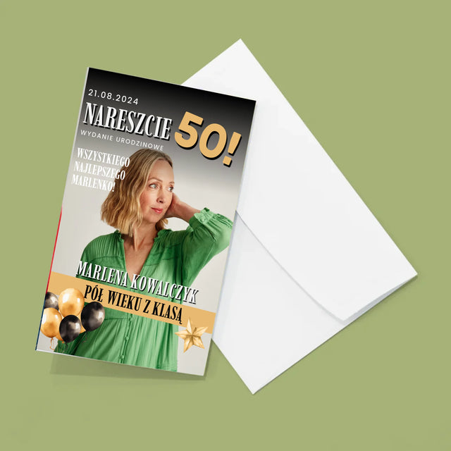 Okładka Magazynu: Nareszcie 50 - Duża Harmonijka Ze Zdjęć