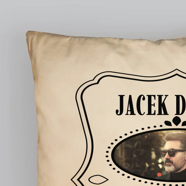 Zdjęcie I Podpis: 50 Urodziny Wszystkiego Najlepszego - Poduszka z Nadrukiem