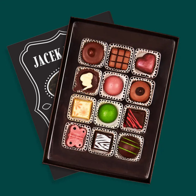 Zdjęcie I Podpis: 50 Urodziny Wszystkiego Najlepszego - Personalizowane Praliny