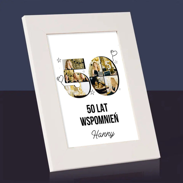 Kształt Ze Zdjęć: 50 Lat Wspomnień - Ramka Na Zdjęcie