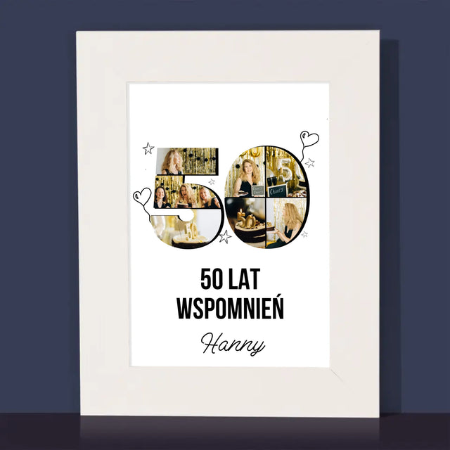 Kształt Ze Zdjęć: 50 Lat Wspomnień - Ramka Na Zdjęcie