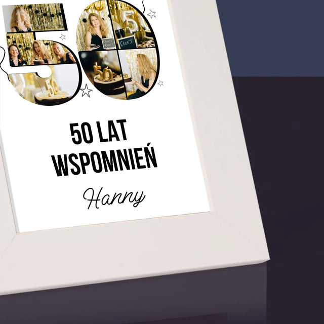 Kształt Ze Zdjęć: 50 Lat Wspomnień - Ramka Na Zdjęcie
