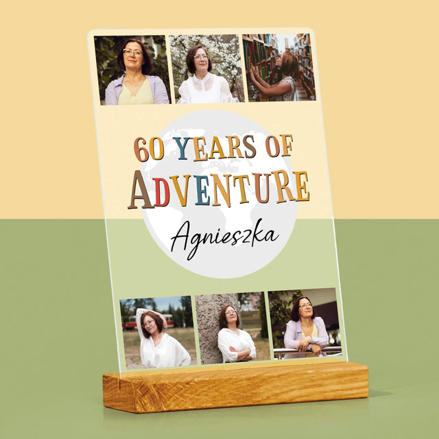 Fotokolaż: 60 Years Of Adventure - Wydruk Na Szkle Akrylowym